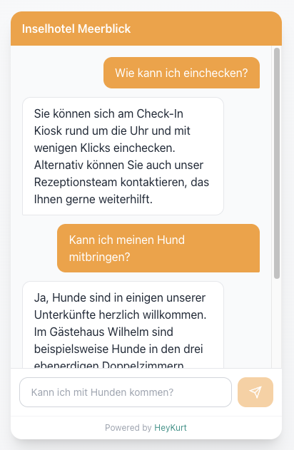 HeyKurt Chat Widget